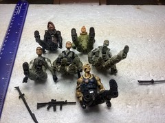 GI Joe Retaliation Roadblock and Other Action Figures Lot of 6.