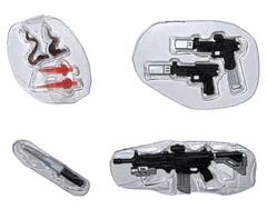 Marvel Legends SHIELD AGENT WEAPON LOT Knife Rifle Effects 6″ Figure Series
