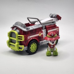 Paw Patrol Marshall Jungle Rescue Fire Truck Vehicle Figure Complete