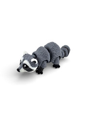 20 PCS Articulated Mini Raccoon Toy 3″ USA Made, Trash Panda Fidget Desk Pet