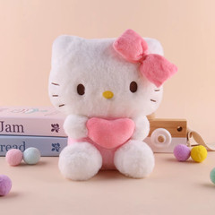 Valentine’s Sanrio Hello Kitty Plush Toy – Cute Gift for Valentine’s Day, & More