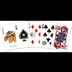 Nintendo Super Mario Standard Playing Cards NAP-02 Plastic Cards 58x89mm NEW