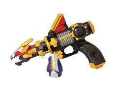 BANDAI DX Tensouder & Gosei Cards + 2 Weapons Power Rangers Megaforce Goseiger