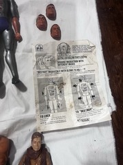Vintage Action Figure Lot Mego Star Trek Big Jim Wolf Pack GI Joe Maskatron Marx