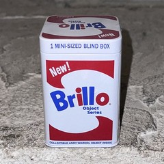 2017 Brillo Andy Warhol Kidrobot Collectible Object Blind Box Art Figure Rare