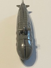 Dive Dive (Grey) – Unknown GoBots KO Submarine 1980’s Era VARIANT HEAD SCULPT!