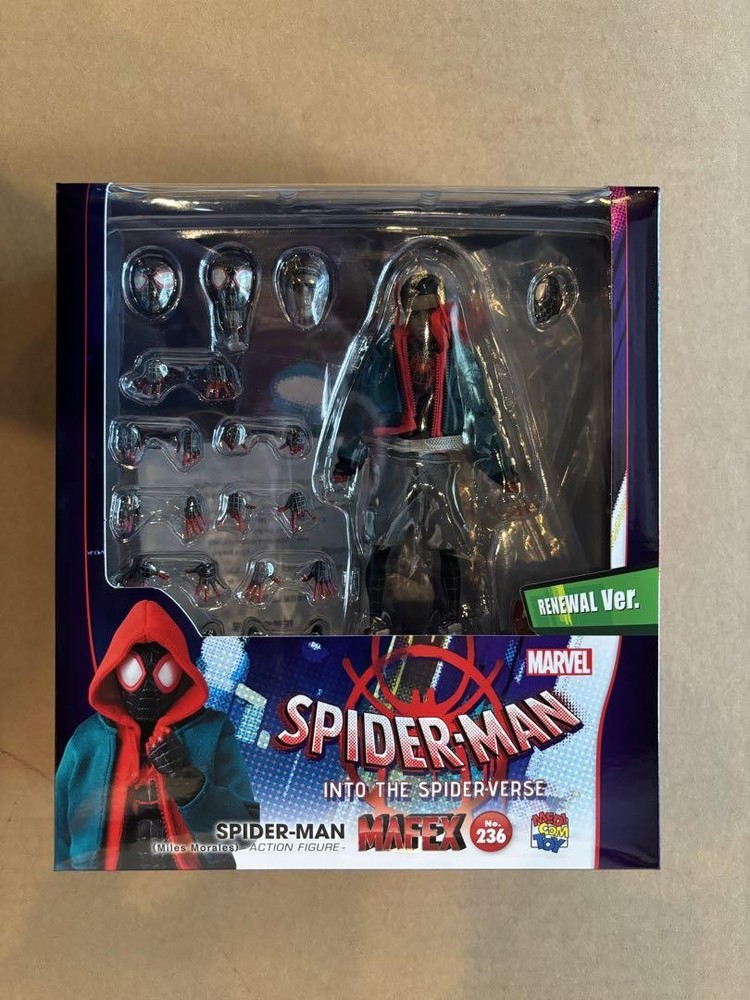 Medicom Toy MAFEX No.236 SPIDER-MAN Miles Morales RENEWAL Ver. Height 130mm
