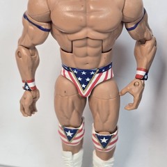 2014 LOT WWE Narcissist Lex Luger Elite Series 45 W Cape + Series 30 Flashback