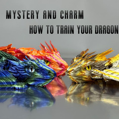Feathered Wyvern Dragon,3D Printed Dragon, Articulated Dragon with Wings, 3D