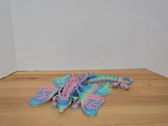 3D Printed Butterfly Dragons Flexible Full Articulated Fidget Toy Decoration