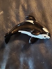 Free Willy Orca Killer Whale Small Toy Figurine- 3 In Long, 2 In Tall