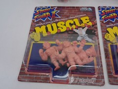 SUPER7 M.U.S.C.L.E. MUSCLES STREET FIGHTER II SET OF 4 PACKS NERD BLOCK VERSION