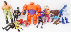 Large Mixed Lot Of Vintage Action Figures As Is For Parts Or Repair