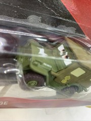 DISNEY PIXAR CARS 3 SARGE MILITARY GREEN JEEP DIECAST TOY CAR 2016 MATTEL C1