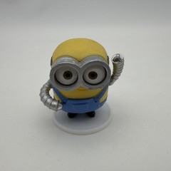 Thinkway Despicable Me Minions Miniature 1.5 Inch Asst Lot Of 9 with stands