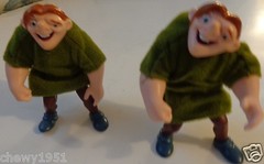 DISNEY TV CHARACTERS HUNCH BACK OF NOTRA DAME HARD PLASTIC ACTION FIGURES