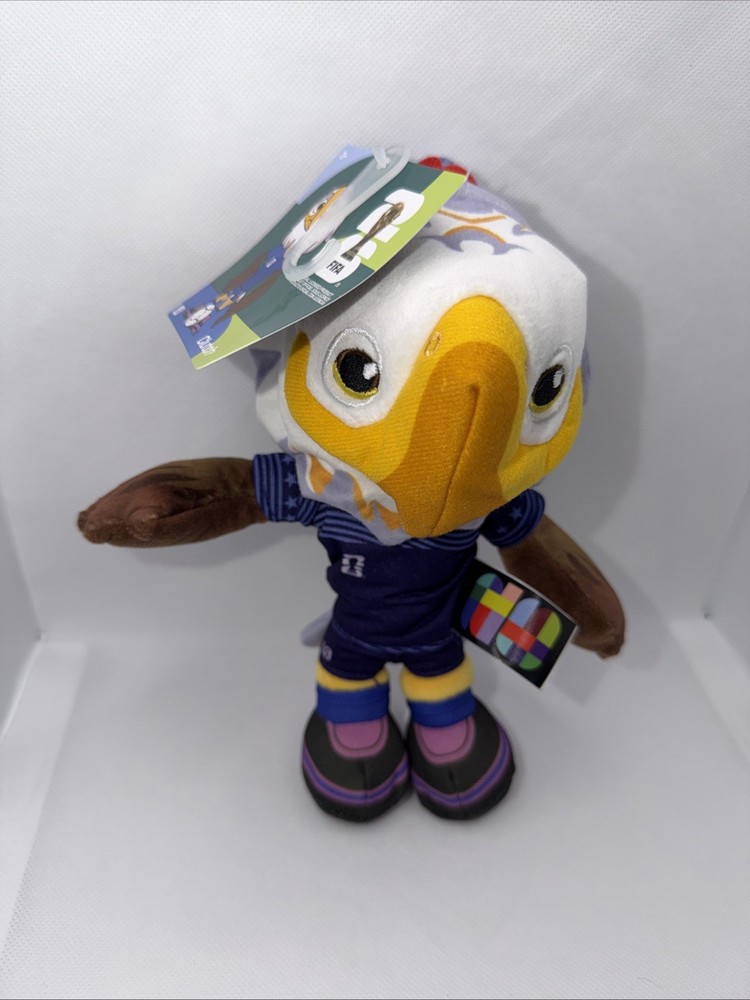 Jazwares FIFA World Cup 2026 USA 8 Inch Plush Official Clutch Bald Eagle