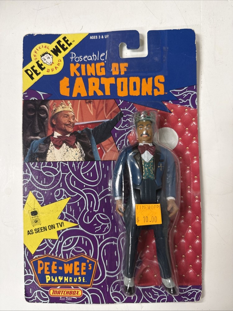 Pee Wee’s Playhouse King Of Cartoons Poseable Figure Matchbox 1988 Vintage