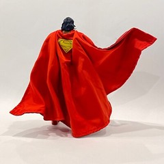 SU-MF-C-SUP2: 1/12 Two Tone Red Wired Cape with logo for 6″~7″ DC Superman