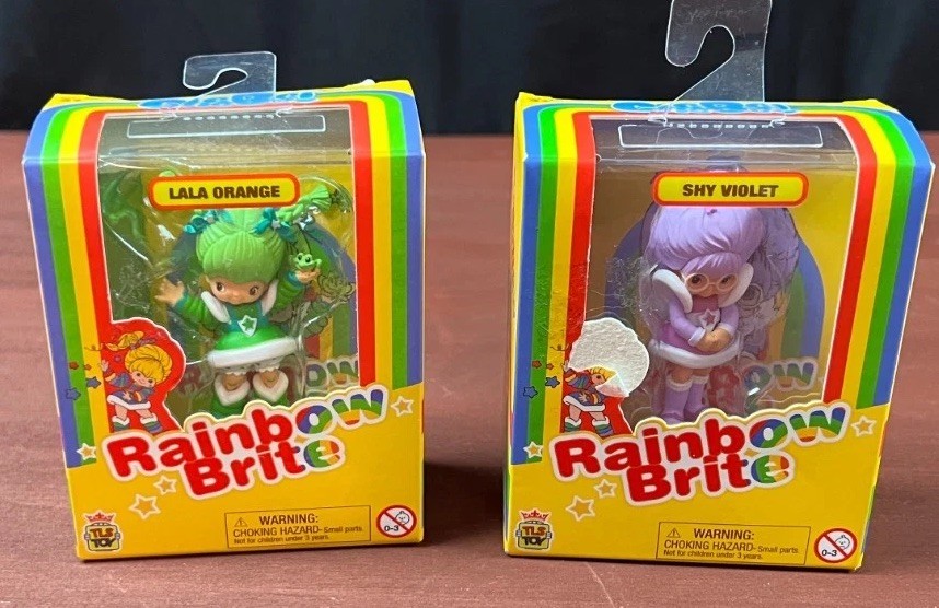 Rainbow Brite Series 2- Shy Violet & Patty O’Green Figures Cheebee