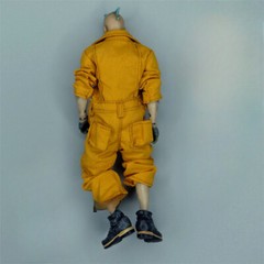 1:12 Scale Overalls Uniform Clothes for 6″ Male Action Figure Body Toys