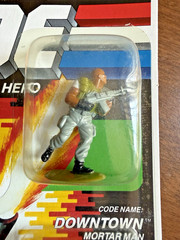 VINTAGE HASBRO GI JOE 1988 DOWNTOWN MOC W/ ROADBLOCK V2 MICRO FIGURE