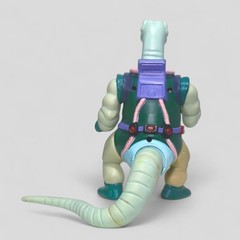 DINOSAUCERS BRONTO THUNDER 🇧🇷 GLASSLITE BRAZIL VINTAGE FIGURE WITH 3D WEAPON