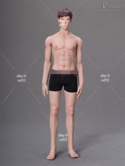 1:6 LDDOLL 32Boy Dark Wheat Seamless Silicone Male Body Doll Fit 12” Head Toy