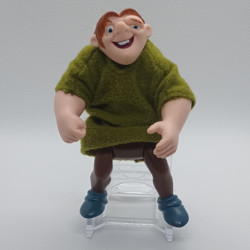 Quasimodo Figure Plastic & Fabric Green Shirt Brown Pants Blue Shoes
