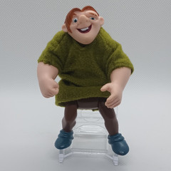 Quasimodo Figure Plastic & Fabric Green Shirt Brown Pants Blue Shoes