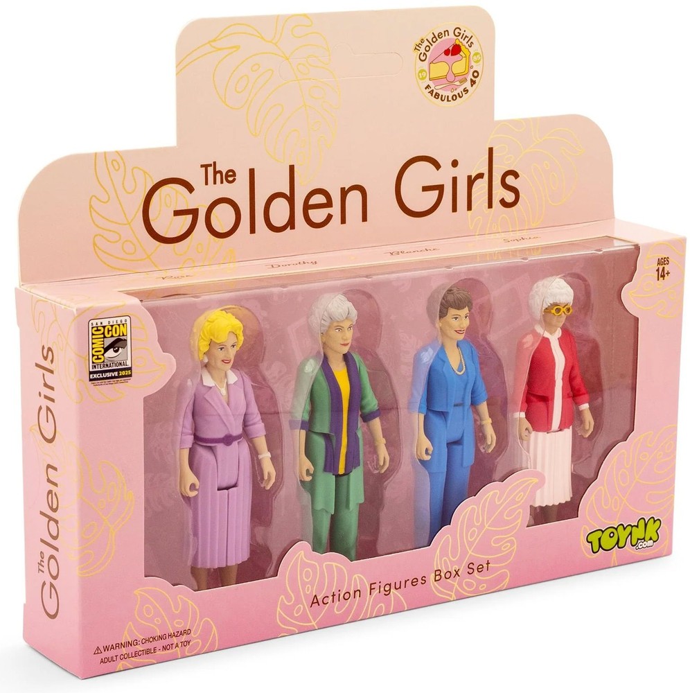 Golden Girls Retro Rose Dorothy Blanche & Sophia Action Figure Boxed Set