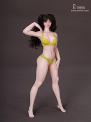 LDDOLL 1/6 Girl Soft Silicone Action Figure Seamless Body Normal chunli 29M