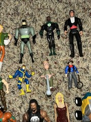 Lot of 15 Random Action Figures Figurines Toys Mixed Lot Loose