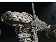 Star Wars Rebel Nebulon-b Medical Frigat 24″ W Base + Plaque 1/500 3d Model Kit
