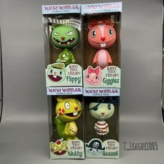 Happy Tree Friends Flippy Giggles Nutty Russell Wacky Wobbler Boddle-Head Figure