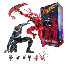 Marvel Legends Retro Series Symbiote Spider-Man vs Carnage 6″ Action Figure