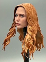 SCARLET WITCH Head Sculpt ONLY 1/6 Hot Toys DX35 Avengers Endgame moving eyeball