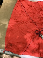 vintage frank bucks adventurers club parachute with lead soldier