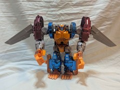Vintage Transformers Beast Wars Transmetal Maximal Optimal Optimus 4 mode.