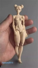 Romankey x COWL 1:12 Pale Skin Super Jointed 6″ Female Figure Head Body Girl