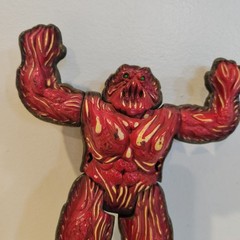 Vintage Hasbro Inhumanoids Magnokor Lava Rock Monster Toy Figure 1986