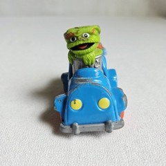 Lot of 3 Playskool 1980s Sesame Street diecast vehicles (wear and tear)