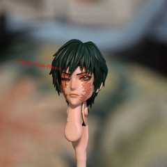 1/12 Jujutsu Kaisen Zenin Maki Head Carving For 6″Romankey SHF Figma Figure Body