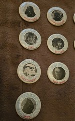 Star Wars Fan Club Pins-13 total fro 1977-78, Also 3 Star Wars Fan Club Patches!