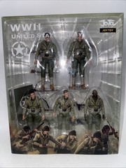JOYTOY US 1/18 Soldiers Action Figure Lot WW II US Troopers United States Army