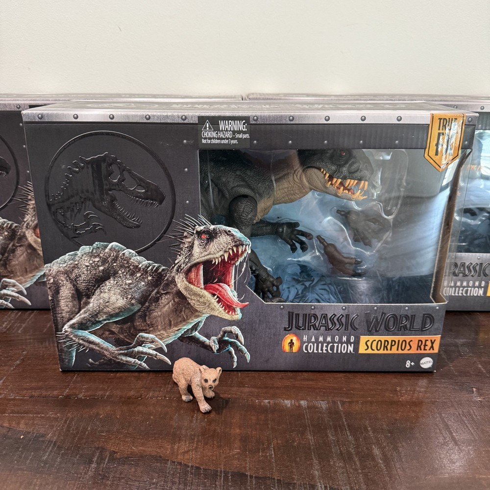 Jurassic World Hammond Collection Scorpios Rex Deluxe 17″ Dinosaur Action Figure