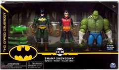 The Caped Crusader DC Swamp Showdown Action Figues Mild box damage NEW