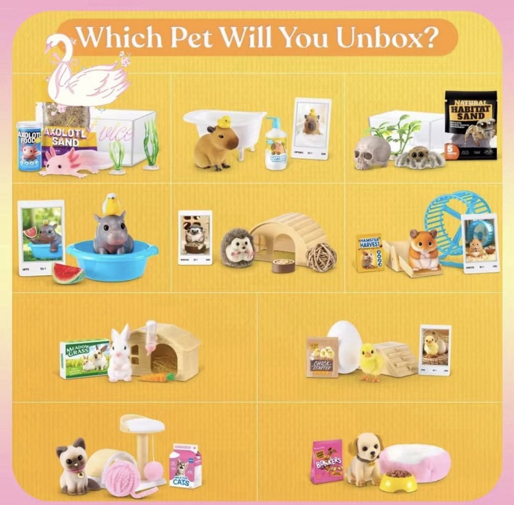 NEW Hot Release ZURU Mini Pets – OPENED- You Choose -You Make