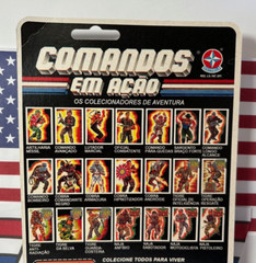 GI Joe Estrela BATS / ANDROIDE ROBOID *ON REPRO CARD NOT MOC! Please Read Brazil