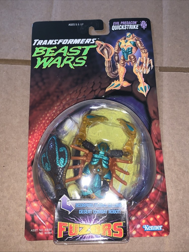 Kenner Beast Wars 1997 Transformers Fuzors Evil Predacon “QUICKSTRIKE”